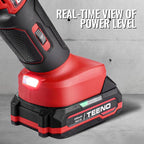 TEENO 20V Cordless Oscillating Tool with Battery, Oscillating Multi Tool with 6 Variable Speeds, Quick-Lock Change System, 4° Oscillation Angle, 26PCS Multitool Blades & Carrying Bag for DIY Projects