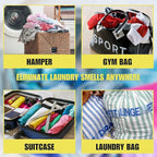 SMELLEZE Reusable Laundry Smell Removal Deodorizer Pouch: Removes Clothing Stink Without Scents