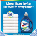 Purex Fresh Mountain Breeze Liquid Detergent – 82.5 fl oz, 165 Loads, Ultra-Concentrated