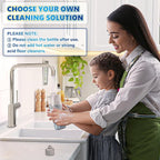 Microfiber Spray Mops for Hardwood Floor Cleaning - MEXERRIS Wet Jet Mops Dry Dust Mop with 3X Washable Pads fit for Swiffer Powermop Flat Mop for Wood Laminate Tile Vinyl Cement Concrete