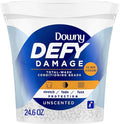 Downy Defy Damage Total-wash Fabric Conditioning Beads, Fabric Softener, Unscented, 24.6 Ounce