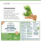 Wondercide - Outdoor Pest Control Spray Concentrate with Natural Essential Oils - Mosquito, Ant, Roach, and Insect Killer, Treatment, and Repellent - Safe Around Pets, Plants, Kids - 1 Gallon