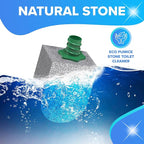 DISIWENE Pumice Cleaning Stone with Handle Toilet Bowl Cleaner Hard Water Ring Remover for Bath/Pool/Kitchen/Household Cleaning (5, 5 Pack with Twist-Off Handle)