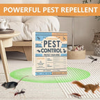 Pest Control Balls - Peppermint Pest Repellent for Mouse, Mice, Rats, Ants, Roaches, Moths & More - Strong Repel Indoor & Outdoor Mouse & Mosquito Deterrent - 8 Balls