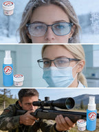 Zipp Wax Anti-Fog Cleaner No Ammonia, No Alcohol. Made with CocoNut Oil, Made in America (0.5 oz). Safe on All Lenses From Scopes, Eyeglasses, Masks, Goggles, and Camera Lenses.