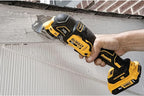 DEWALT 20V MAX XR Oscillating Multi-Tool Cordless, Variable Speed Brushless Motor Multitool with LED Light, Extended Runtime, Includes Two Wood Cutting Blades, Tool Only (DCS356B)