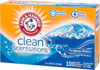 ARM & HAMMER Fabric Softener Sheets, Purifying Waters, 100 sheets (Pack of 2)