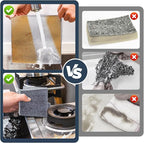 Navona 12Pack Steel Wire Dishcloth, Include 6Pack Triple-Layer Steel Wire Cleaning Cloth, 6Pack Dry and Wet Dual-Use Steel Wire Cleaning Cloth, Powerful Cleaning for Cookware, Sinks, Dishes