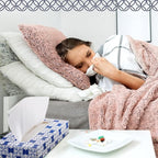 Yinder 24 Packs 960 Sheets Tissue Cube Car Facial Boxes Disposable Facial Travel Tissues Holder for Car 2 Ply 40 Sheets for Household Kitchen School Bathroom (Retro)