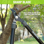 WORKPRO 27" Garden Bypass Lopper and Tree Trimmer, Heavy Duty Branch Cutter with 1.6" Cutting Capacity, Designed with SK5 Sharp Blade and Ergonomics Handles