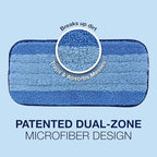 Bona® Microfiber Cleaning Pads for use with Swiffer® WETJET® Spray Mop only, 3 Pack, Washable & Reusable up to 500 Times
