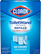 Clorox ToiletWand Toilet Cleaner Refills, Toilet brush, Original, 20 Count