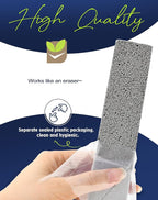 Maryton Pumice Stone for Toilet Cleaning, Non Scratch Pumice Stone for Cleaning Hard Water Stain on Toilet Bowl, Tile, Kitchen, Pack of 16