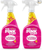 The Pink Stuff Miracle Multi-Purpose Cleaner â€“ Removes Grease, Grime, and Stains on Kitchens, Bathrooms, Floors, and More - 750ml (Pack of 2)