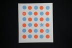 Skoy Cloth - 2-Pack Eco-Friendly & Reusable Swedish Dishcloth, for Kitchen & Household Use, Plastic-Free Packaging, Dishwasher Safe, Designer Series – Dots/Abstract, White Cloth