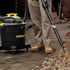 STANLEY 12 Gallon 5.5 Peak HP Wet/Dry Vacuum, 3 in 1 Shop Vacuum Blower,1-7/8"x6 Hose, Range for Garage, Carpet Clean, Workshop with Vacuum Attachments-SL18199P