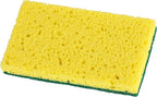Scrubee Heavy Duty Scrub Sponge with Scouring Pad, Kitchen Dishwashing, Sink, Pot and Frying Pan Cellulose Scrubber Sponge Non Scratch. by Superio… (4.5" 3 Pack)