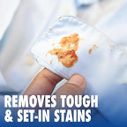 Zout Laundry Stain Remover, Triple Enzyme Formula for Blood, Tomato Sauce, & Oil Stains, Made in USA, 12 Ounce Squeeze Bottle with Flip Top Cap