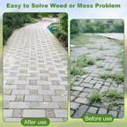 2025 Upgraded 13.5'' Crack Weeder Tool, Carbon Steel Handle Manual Crevice Weeding Tool Weed Puller Gardening Tool for Sidewalk, Paver, Wall Gaps, Lawn Yard, Driveway, Bricks, Deck Boards