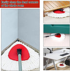 6 Pack White Spin Mop Replacement Heads, Mop Head Replacement 100% Microfiber, Deep Cleaning, Spin Mop Refill Replacement Head Compatible with 1-Tank System