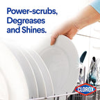 Clorox Triple Action Dishwasher Detergent Pacs, 16 Count Dishwashing Pacs, Fresh Scent