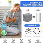 HOMERHYME Kitchen Towels, 8 Pack Microfiber Cleaning Cloth, 25'' x 15'' Dish Towels, 270 GSM Checkered All-Purpose Reusable Lint Free & Absorbent Hand Towels for Kitchen Home Tea Bar Shop
