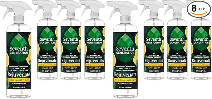 Seventh Generation All Purpose Cleaner Rejuvenating Yuzu Basil,For All Surfaces,23 fl oz,(Pack of 8)