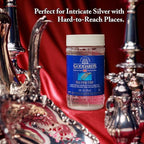 Goddard's Silver Cleaner Dip – Silver Jewelry Cleaner Solution for Hard-to-Reach Silverplate, Cutlery & Small Items – Professional Use Tarnish Remover – Silverware Cleaning Supplies (1 Gal)
