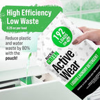 Rockin' Green Laundry Detergent, Plant based, All Natural Laundry Detergent Powder, Vegan and Biodegradable Odor Fighter, Safe for Sensitive Skin (Liquid Laundry Detergent 192 Loads - Unscented)