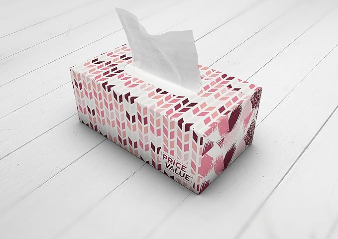 Facial Tissues boxes 230 Sheets Per Box 8 Boxes. Premium Soft Gentle and Durable in A Stylish Box - 1,840 Sheets