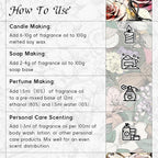 HIQILI Nectarine Blossom Fragrance Oil for Candle & Soap Making, Essential Oil Diffuser Use, Add to Body Lotion, Dryer Balls - 5.07 Fl Oz