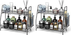 SPISPI Bathroom Organizer Countertop, Spice Rack Organizer for Cabinet,Bathroom Counter Organizer, Kitchen Countertop Organizer (Pack of 2)