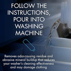 Glisten Washer Magic Washing Machine Cleaner and Deodorizer, 8 Bottles