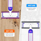 16 Pack Disposable Power Mop Pads Refills with Swiffer PowerMop Multi-Surface Replacement Mopping Pads