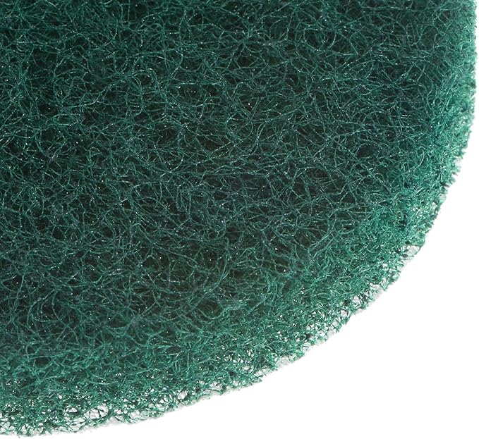 HARFINGTON 8pcs Drill Power Brush 3 inch Tile Scrubber Scouring Pads 180-240 Grit for Bathroom Kitchen Household Cleaning