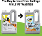 CLR Brands Clog Preventer Monthly Build Up Remover, 42 oz. Bottle, Drain Cleaner, Degrades Oils, Grease, Proteins and Fatty Acids, Safe for All Pipes and Septic Systems
