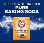 ARM & HAMMER Plus OxiClean with Odor Blasters Liquid Laundry Detergent, Laundry Odor Remover, Attacks Stains, Fresh Burst Scent, 154 Loads, 200.2 Fl Oz