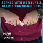 Shower Body Wipes, 480 Individually Wrapped Personal Hygiene Body Cleansing Wipes for Women and Men, Keep Clean After Gym Travel Camping Outdoors Sports