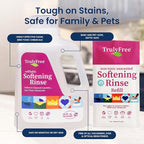 Truly Free Natural Fabric Softener | Non-Toxic for Babies & Kids Sensitive Skin | Plant-Based Laundry Softening Conditioner | Safe, Gentle & Chemical-Free | Unscented | 1 Pack with Jug
