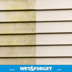 Wet & Forget Outdoor Moss, Mold, Mildew, & Algae Stain Remover Multi-Surface Cleaner, Ready to Use, 64 Ounce (Pack of 4)
