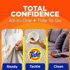 MADE BY NEHEMIAH Tide Rescue Laundry Stain Remover Spray with Oxi + Travel Size Tide To Go Pen, Spot Remover for Clothes, Fabric, Upholstery, Carpet, Grease & More Tough Stains- 22 Fl Oz + 1 Stain Pen