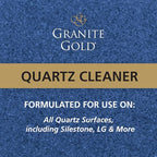Granite Gold Quartz Cleaner Spray for Caesarstone, Cambria, Silestone and All Other Quartz Countertop Surfaces, 24 Fl Oz (Pack of 1)