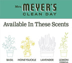 MRS. MEYER'S CLEAN DAY Liquid Fabric Softener, Infused with Essential Oils, Paraben Free, Basil, 32 oz (32 Loads)