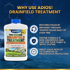 Drain Field Treatment and Cleaner for Leach Fields, Safely Opens and Restores Drainfields - 32oz