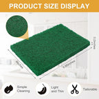 50 Pcs Scouring Pads,Heavy Duty Scour Pads,4 x 5.95 inch Reusable Green Scrub Pads for Metal Grills & Kitchen Scrubbers,Non-Scratch Scrubbing Pads for Household Kitchen Dishes Sink Bathtub