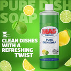 MA5X CLEANING Pure Liquid Dish Soap, 32oz | Pack of 2