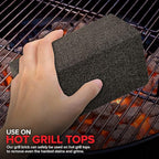 Stock Your Home Grill Cleaning Brick (4 Pack) - Heavy Duty Grill Cleaning Brick - Pumice Stone Brick for Flat Tops and Griddles - Blackstone Griddle Cleaner - Non-Scratch Grill Cleaner