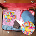 24 Packs Travel Size Tissue Pocket Slim Pack Facial 3 Ply Wallet Size Pocket Tissues for Travel Wedding Party Favors, 6 Styles(Vibrant)