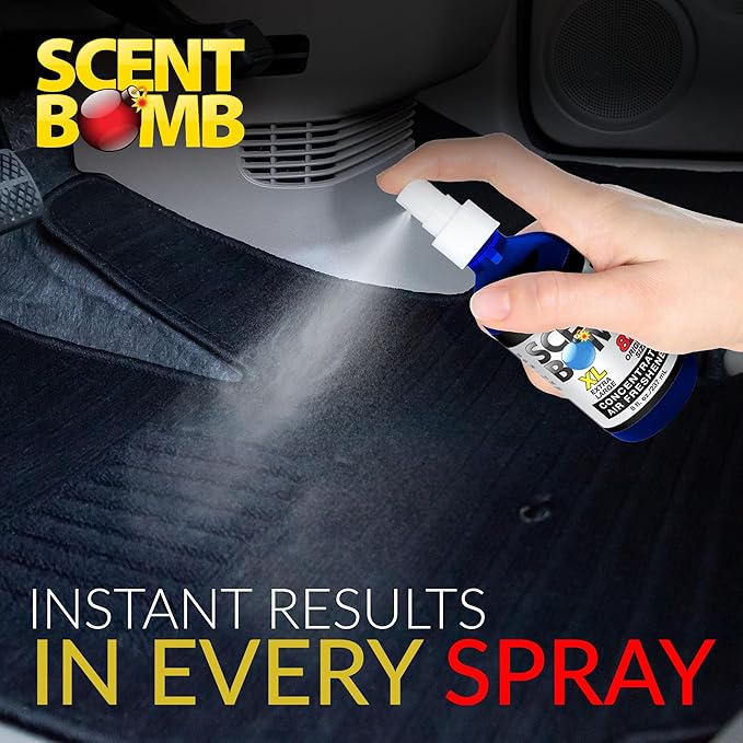 Scent Bomb Air Freshener Spray, Long-Lasting Odor Eliminator for Home & Car, Effective Deodorizer for Kitchen, Bathroom, Fresh Room Spray & Smell Neutralizer, Fierce Scent