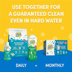 Lemi Shine Natural Dish Detergent Booster - Hard Water Stain Remover - Multi-Use Citric Acid Cleaner - 24 oz (2 Pack)